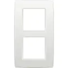NIKO - Plaque de recouvrement (60mm) double vertical, blanc