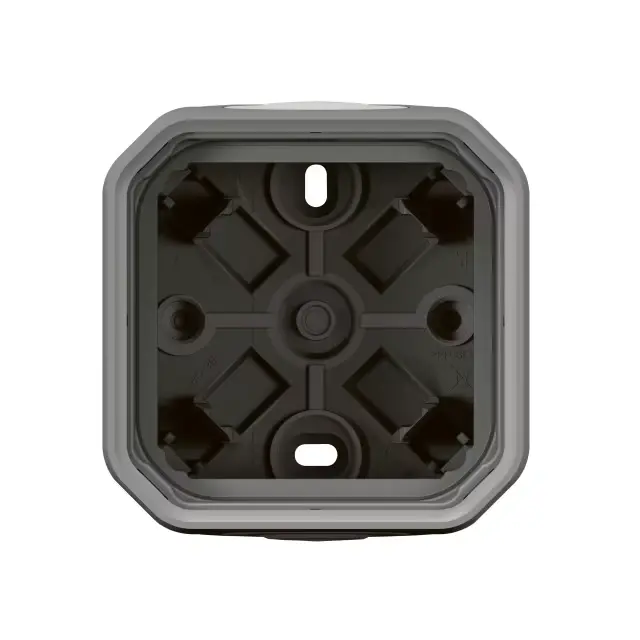 LEGRAND - Boîtier à embouts à membrane 1 poste 2 entrées gris