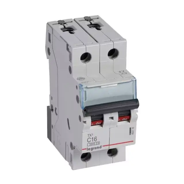 LEGRAND - Disjoncteur TX³ 3kA 2P C16 230/400V - 2 modules