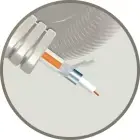 ELFLEX - Elflex tube précâblé 16mm gris + coax TRI6 TELENET+VOO - EFTRI6
