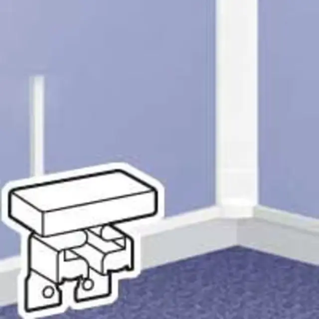 LEGRAND - Embout pour DLP 20 x 12,5 mm autobloquant g/dr - blanc