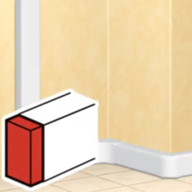 LEGRAND - Embout gauche/dr. DLP design section 50 x 150 mm - blan