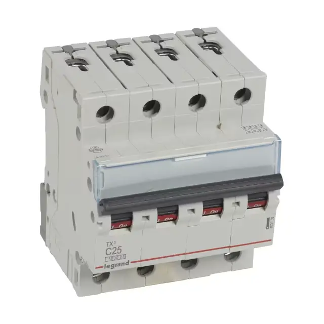  LEGRAND - Disjoncteur TX³ 3kA 4P C25 400V - 4 modules