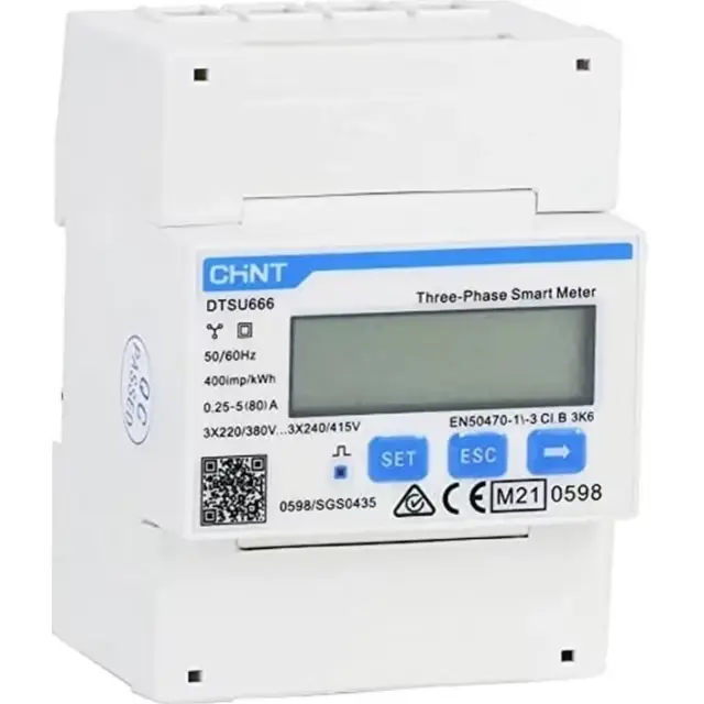 SAJ - 3-phase Chint Meter, 80A, for zero export