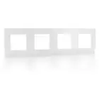 LEGRAND - Valena Next plaque 4 postes hor/vert entraxe 71mm blanc chrome