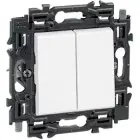 LEGRAND - Valena Next double deux directions 10AX appareil complet blanc à griffes