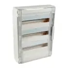 LEGRAND - XL³125 coffret app.3 rangées 54mod porte transparente -