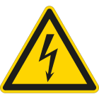 BRADY - Pictogramme d'avertissement - Danger électrique