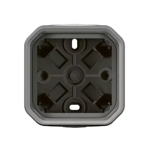 LEGRAND - Boîtier à embouts à membrane 1 poste 2 entrées gris