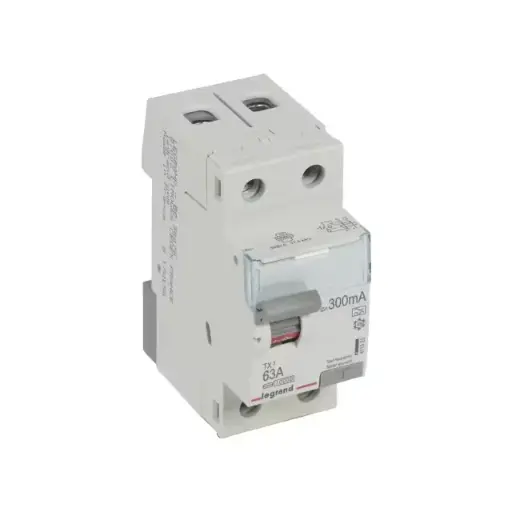 LEGRAND - Interrupteur différentiel TX³ 2P 300mA 63A Type A - 2 modules