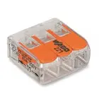 WAGO - Borne COMPACT UNIVERSELLE pour tout type de câbles 3 x 0,2-4mm²