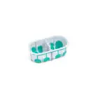 TRADEFORCE - Boîte cloison creuse 2 modules, profondeur 50mm, IP40 PP blanc 