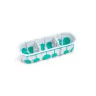 TRADEFORCE - Boîte cloison creuse 3 modules, profondeur 50mm, IP40 PP blanc