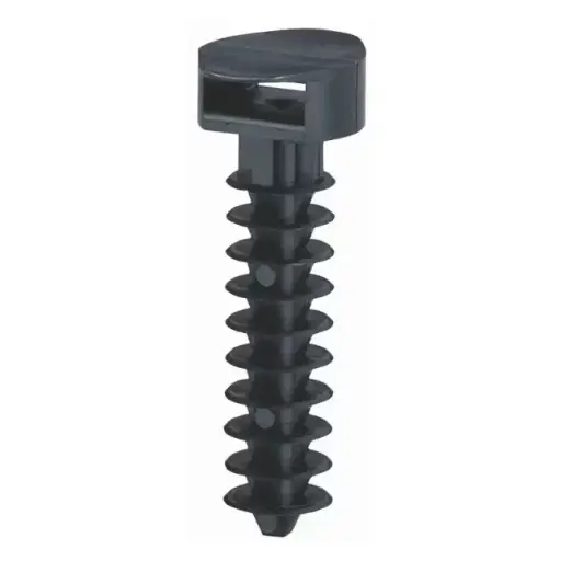 LEGRAND - Embase à cheville - noir standard - pr colliers Colson