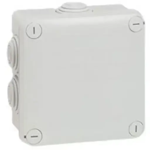 LEGRAND - Boîte carrée Plexo IP 55 étanche - gris - 7 embouts