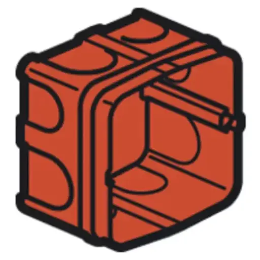 LEGRAND - Boîte maçonn. 1 poste 85x85mm pr prises 20+32A prof. 50mm