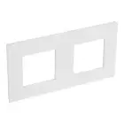 LEGRAND - Valena Next plaque 2 postes hor/vert entraxe 71mm blanc