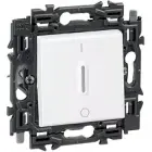 LEGRAND - Valena Next inter bipolaire à voyant 16AX appareil complet blanc à griffes 